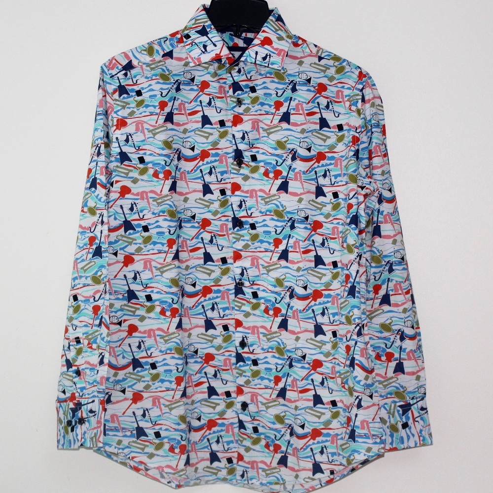 SUSLO COUTURE Men's Shirt - Size Medium